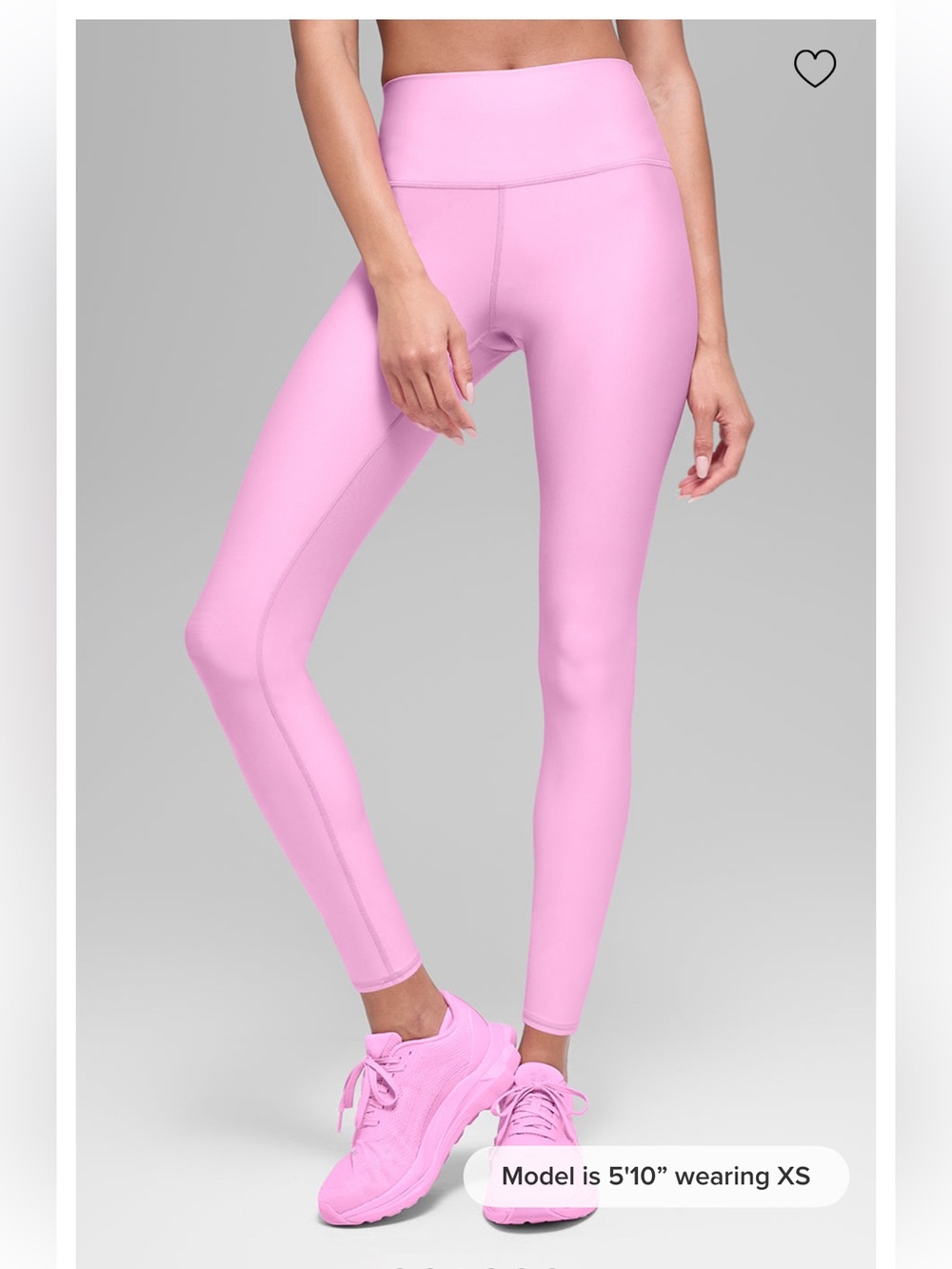 NWT Alo 7/8 High-Waist Airlift Legging - Candy Heart Pink